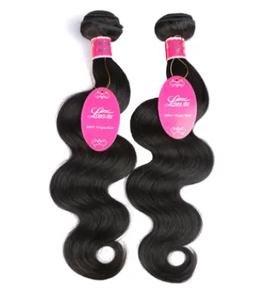 Natural color wig, real hair extension, Brazilian
