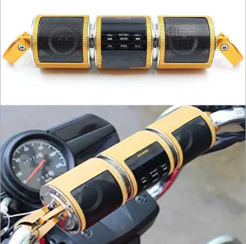 Motorcycle Bluetooth Music Player MP3 Stereo Speaker