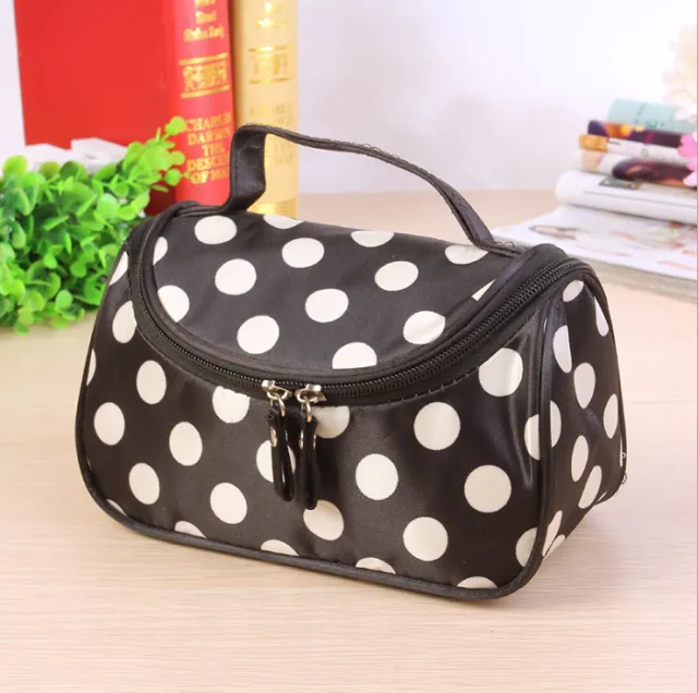 Cute Peach Heart Korean Style Fashionable Polka Dot Handbag White - Shop at LoveMi
