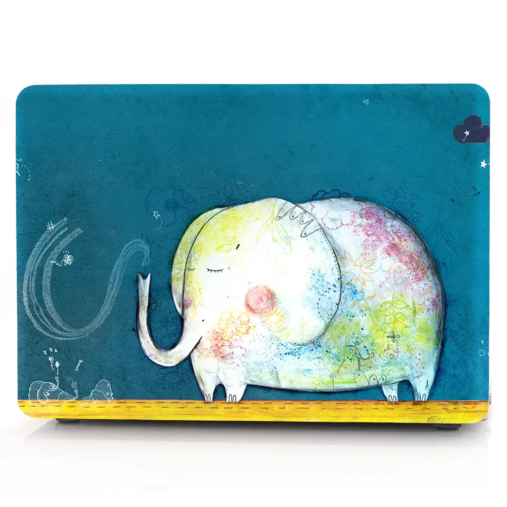 Compatible with Apple, MacBook Transparent Plastic Protective