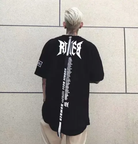 Korean Version of the Five-point Short-sleeved Tide Male Harajuku