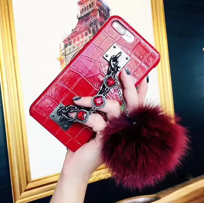 Compatible With Mobile Phone Case Fox Fur
