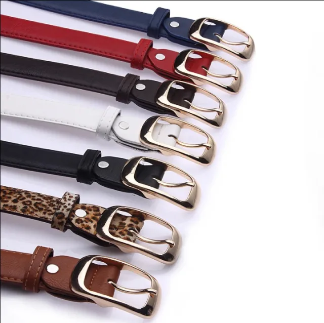 Korean women's casual versatile belts Women's Japanese buckle waistband Fashion trend versatile decorative belt Leopard Print - Shop at LoveMi