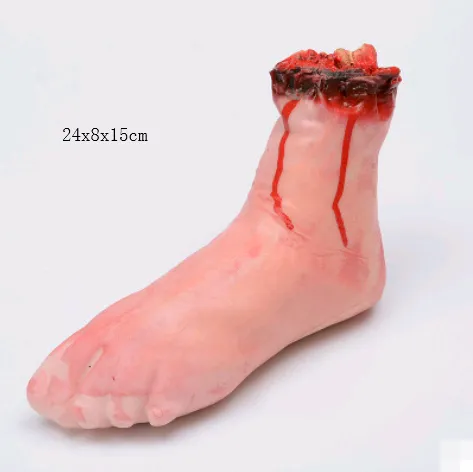 Artificial Blood Hand Horror Broken Four Fingers - Broken Foot