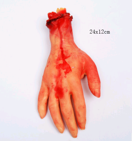 Female blood hand