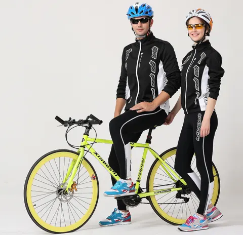 Spring and Autumn Bicycle Jersey Long-sleeved Suit Men