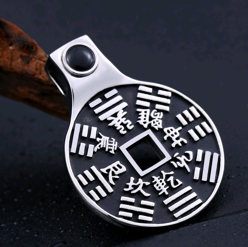 Personality Ethnic Style Jewelry Titanium Steel Qiankang Gossippendant Men And Women Jewelry