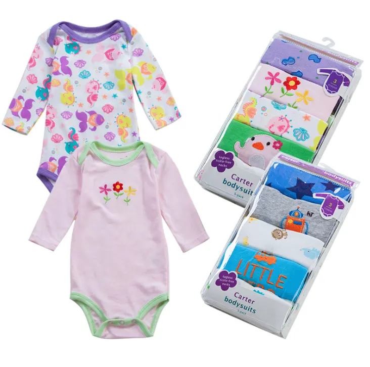 Long-sleeved Triangle Robe Baby Onesies Cotton Romper Bag Fart