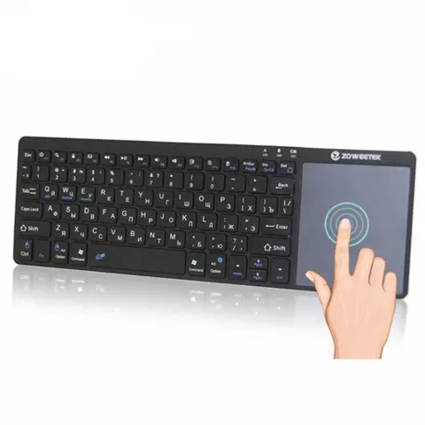 Zoweetek K12bt-1 Mini Wireless Bluetooth Keyboard Russian English Spanish