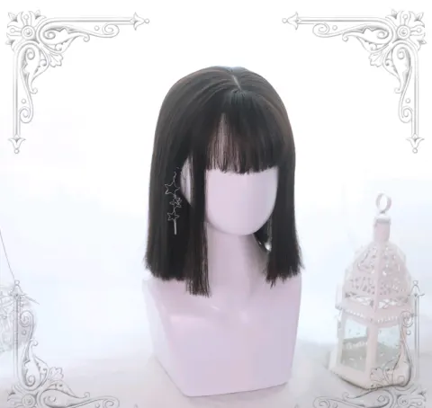 Lolita Wig in the Long Shoulder Straight Wig