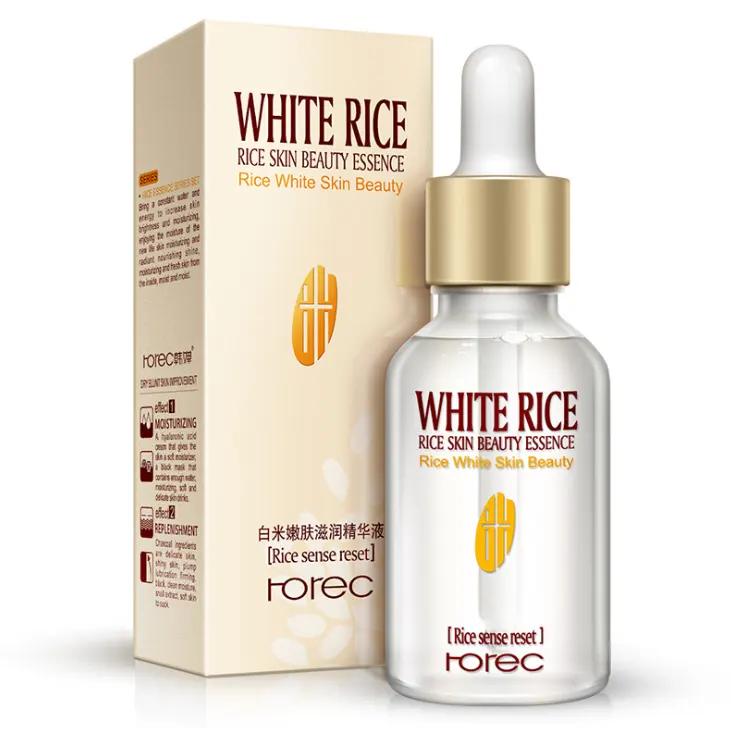 HOREC White Rice Whitening Serum Face Moisturizing Cream Anti