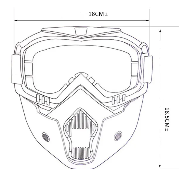 Factory direct tactical goggles riding bike cover