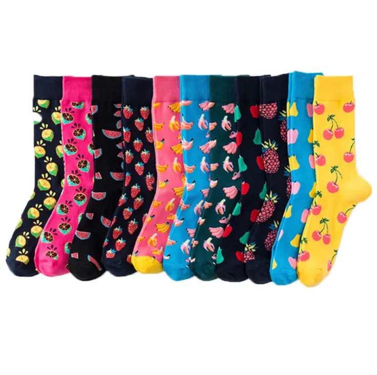 Happy Tube Socks Fruit Banana Men's and Women's