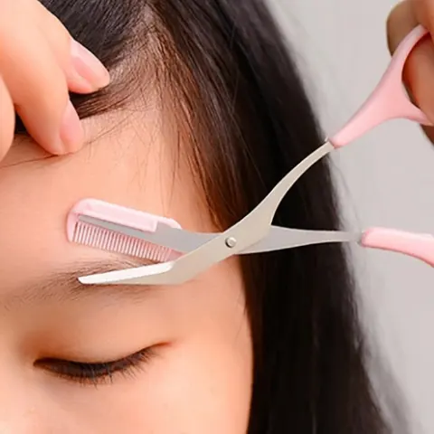 Beauty Tools Eyebrow Scissors with Comb