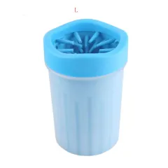 Silicone Dog Paw Washer Cup - Blue B - View 1