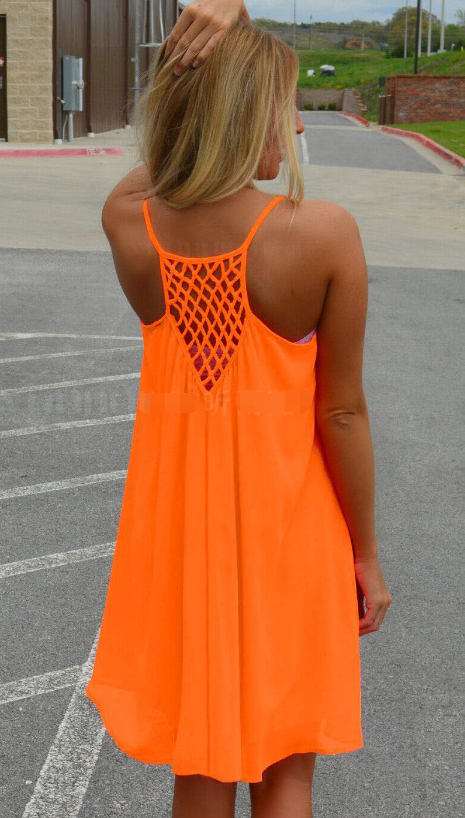 Sleeveless mesh dress
