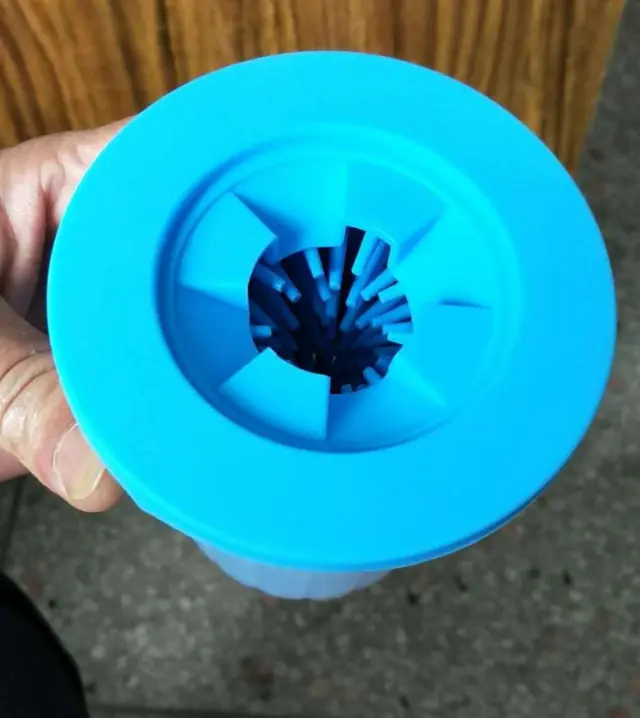 Silicone Dog Paw Washer Cup Blue C - Shop at LoveMi