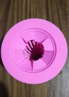 Silicone Dog Paw Washer Cup - Pink C - View 1