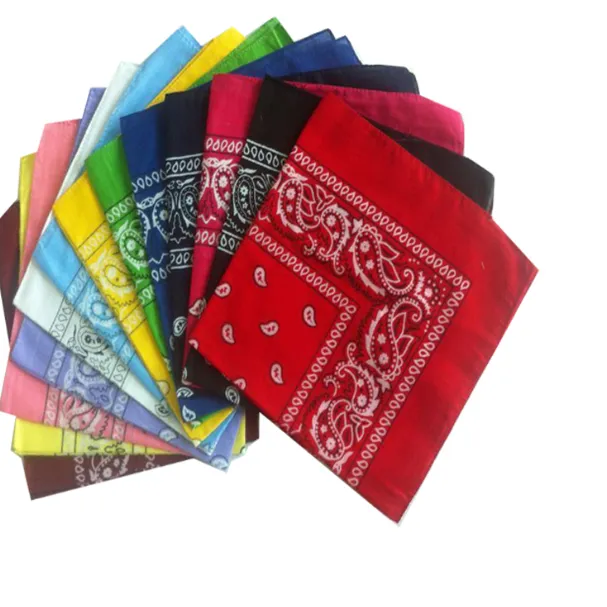 Cotton Amoeba Cashew Flower Hip hop Street Dance Headscarf Outdoor Sports Bag Headband 54 Cm Navy - Shop at LoveMi