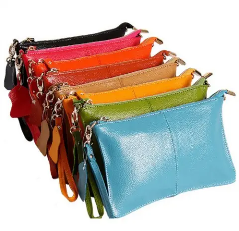 Lady Cowhide Slant Bag