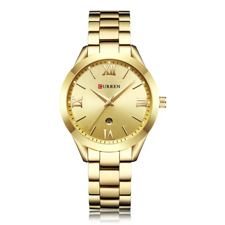 CURREN 9007 Rose Gold Watch Women Quartz