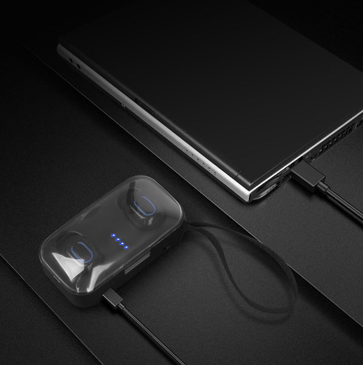 Explosion models private mode TI8S wireless Bluetooth headset Bluetooth headset 5.0 binaural call Mini tws Bluetooth headset - Image 2