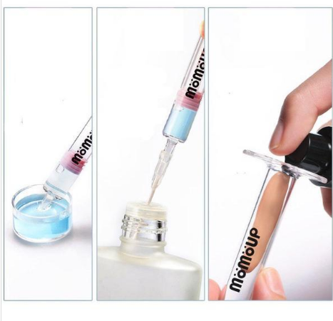 Portable Travel Vacuum Syringe Storage For Cosmetics