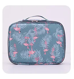 Travel cosmetic bag portable storage bag portable business travel portable trumpet Grey Flamingo A - Shop at LoveMi
