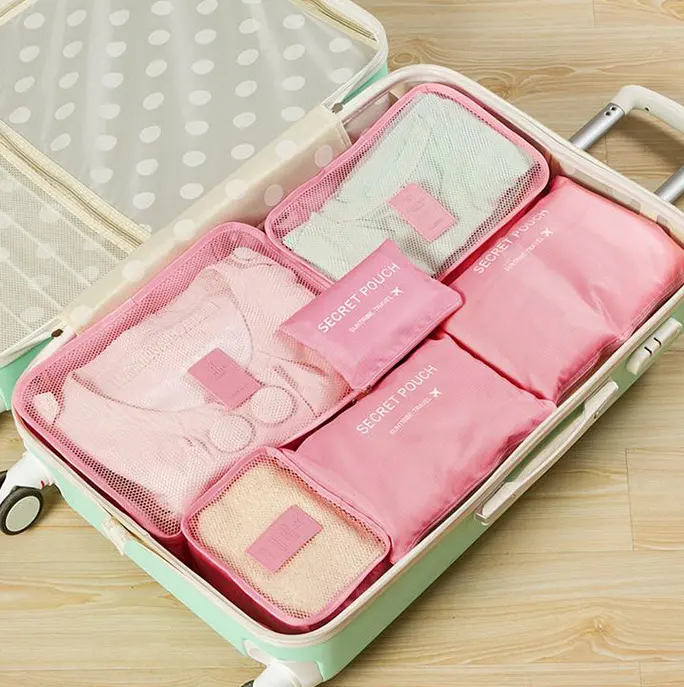 Durable Waterproof Nylon Packing Cube Travel Organizer