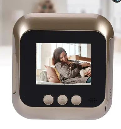 2.4 Inch Security Smart Doorbell Peephole Camera Electronic Cat