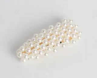 Korea Japanese pearl side clip girl sweet bb clip water drop net red bangs clip ins wind alloy hairpin Large Pearl Droplet 6.6Cm - Shop at LoveMi