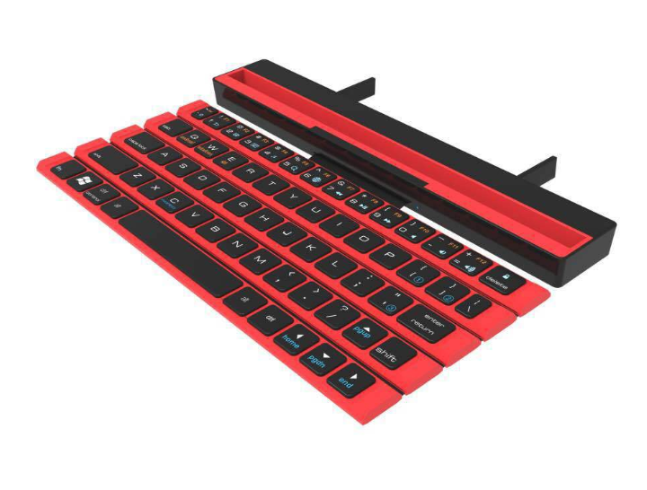 Outdoor Office bærbar sammenleggbar trådløs Reel tastatur - Miniatyr 3