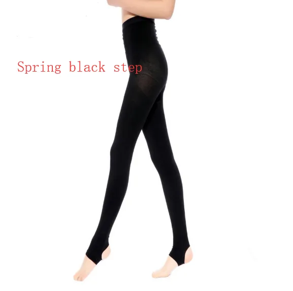 Manufacturers direct sales explosion 980D thin legged socks spring and autumn thick thin elastic footwear pantyhose Spring Black Step - Shop at LoveMi