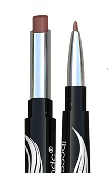 Lip gloss moisturizing matte double head automatic rotation multi function lipstick lip liner Rose Red - Shop at LoveMi