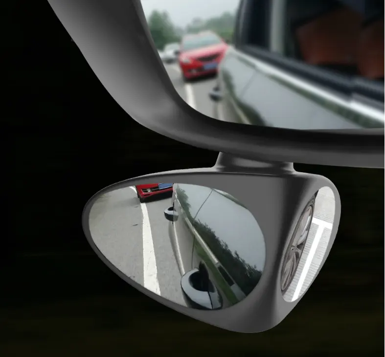 Double vision auxiliary mirror car rearview