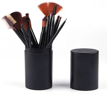 Makeup Brush Set Blush Eyeshadow Eyelash Highlighter Makeup Brush Black - Shop at LoveMi