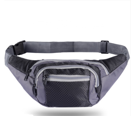 Sports multi-function waterproof pockets men and women large capacity to collect money cashier business canvas mobile phone bag chest bag — foto 22