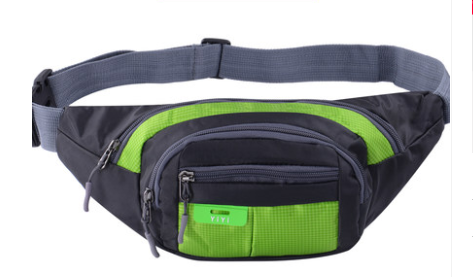 Sports multi-function waterproof pockets men and women large capacity to collect money cashier business canvas mobile phone bag chest bag — foto 20