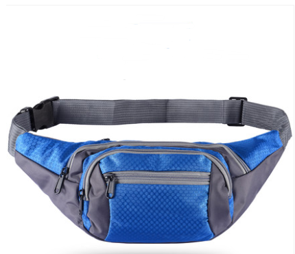 Sports multi-function waterproof pockets men and women large capacity to collect money cashier business canvas mobile phone bag chest bag — foto 11