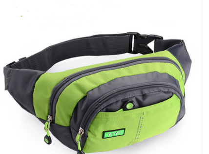 Sports multi-function waterproof pockets men and women large capacity to collect money cashier business canvas mobile phone bag chest bag — foto 18