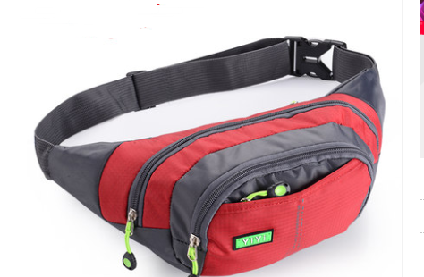 Sports multi-function waterproof pockets men and women large capacity to collect money cashier business canvas mobile phone bag chest bag — foto 25