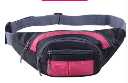 Sports multi-function waterproof pockets men and women large capacity to collect money cashier business canvas mobile phone bag chest bag — foto 16