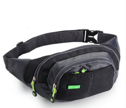 Sports multi-function waterproof pockets men and women large capacity to collect money cashier business canvas mobile phone bag chest bag — foto 17