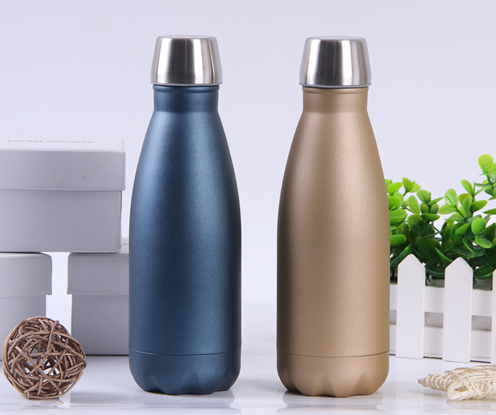 350ml Insulated Vacuum Water Bottle Portable Double Wall Stainless Steel Thermos Cola Bottle Coffee Cup For Travel Outdoor Sport