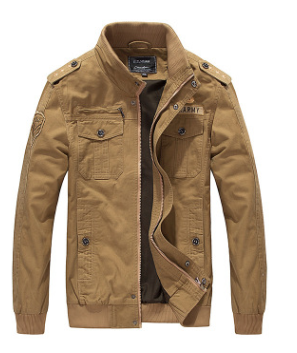 Foreign trade new men's cotton uniform Amazon spring jacket, men's slim thin industry code tide