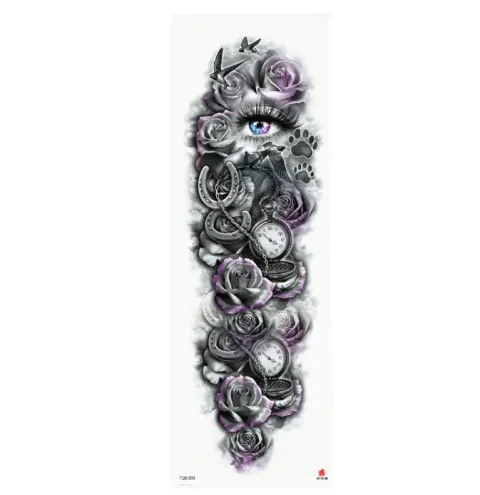 New Full Arm Waterproof Tattoo Stickers Custom 170 Models