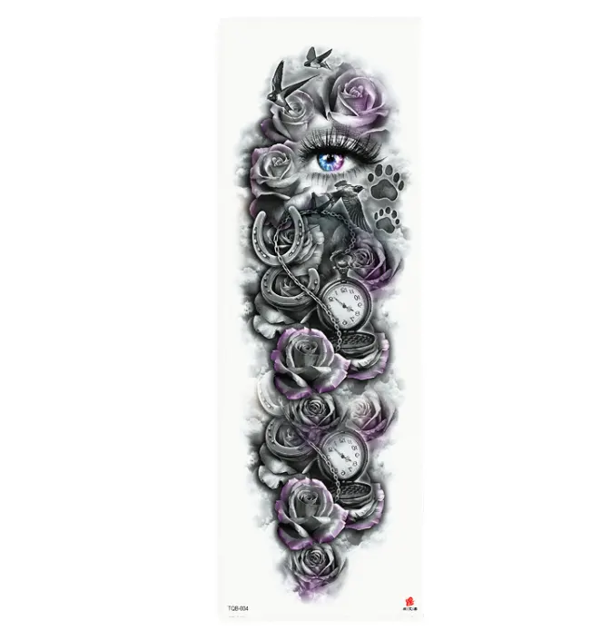 New Full Arm Waterproof Tattoo Stickers Custom 170 Models