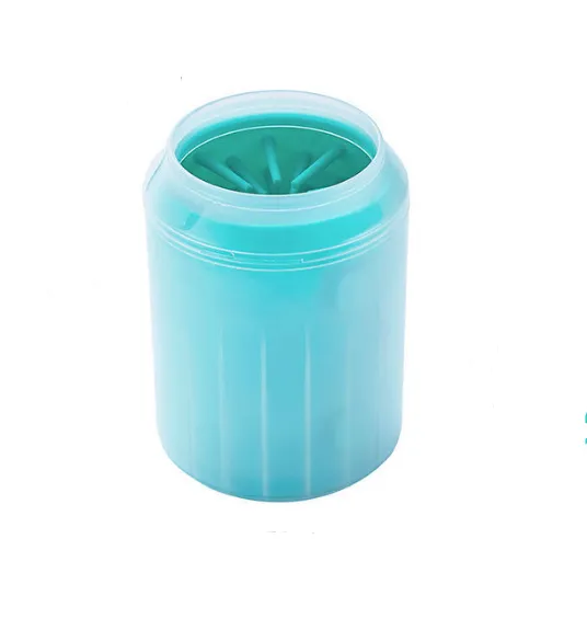 Pet Paw Cleaner Cleaning Kit Cup Soft Brush Can Green - Shop at LoveMi