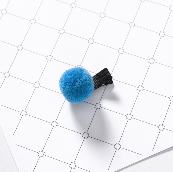 Korean candy color children's hair ball hair ring color tie hair band no seams do not hurt hair rope baby hair rope Dark Blue Hair Clip - Shop at LoveMi