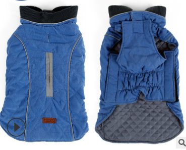 Retro style warm pet clothes